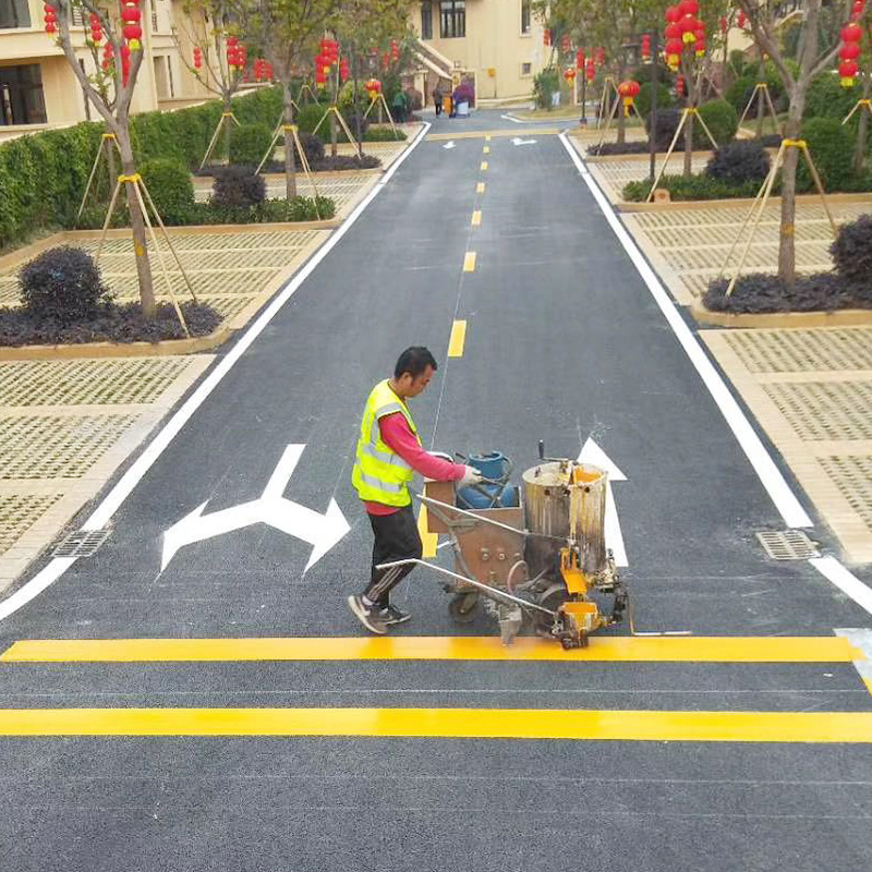 工廠道路標線瀝青工程 鄉村公路熱熔劃線 施工高速村鎮路車位劃線